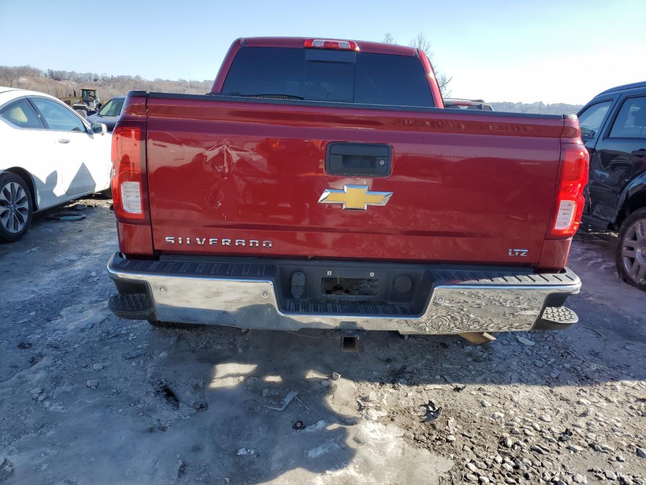 2018 Chevrolet Silverado VIN 3GCUKSEC1JG198921 Copart auction photo, front end damage thumbnail 6