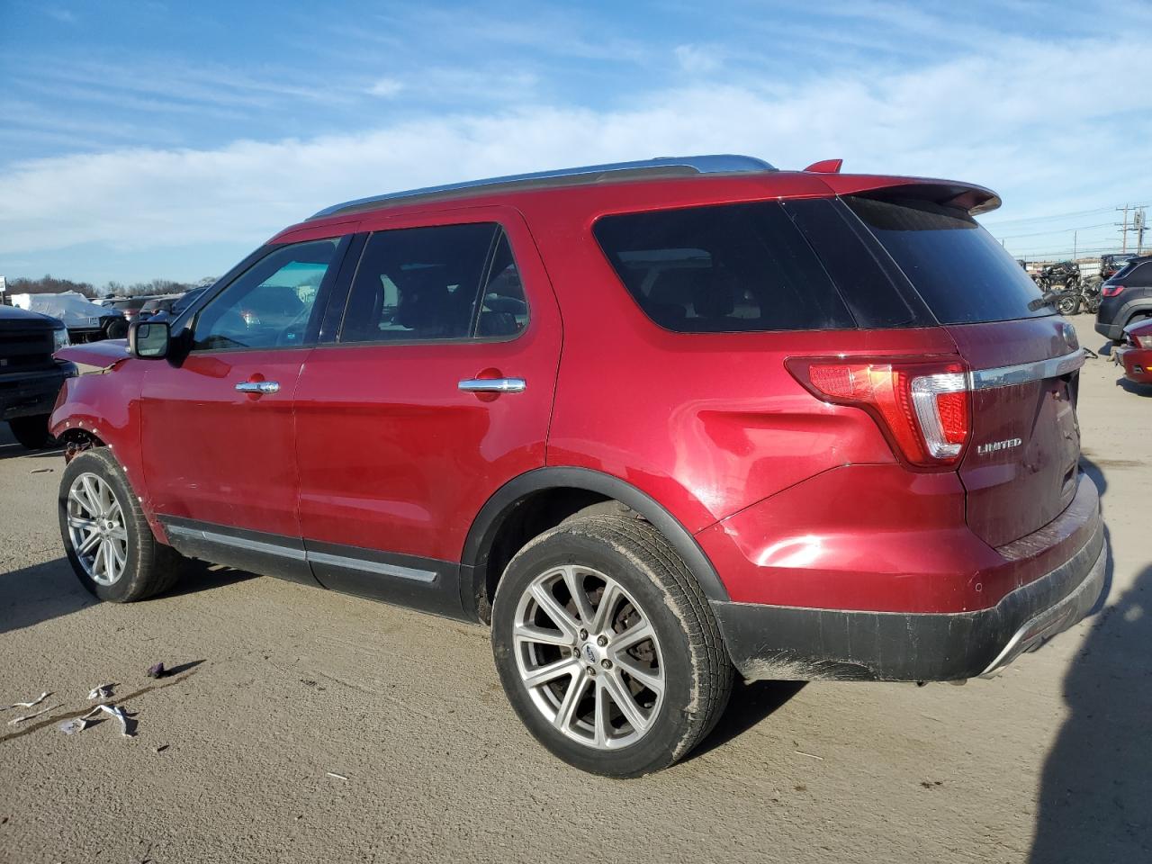 2016 Ford Explorer VIN 1FM5K8F85GGD30158 Copart auction photo, front end / frame damage damage thumbnail 2