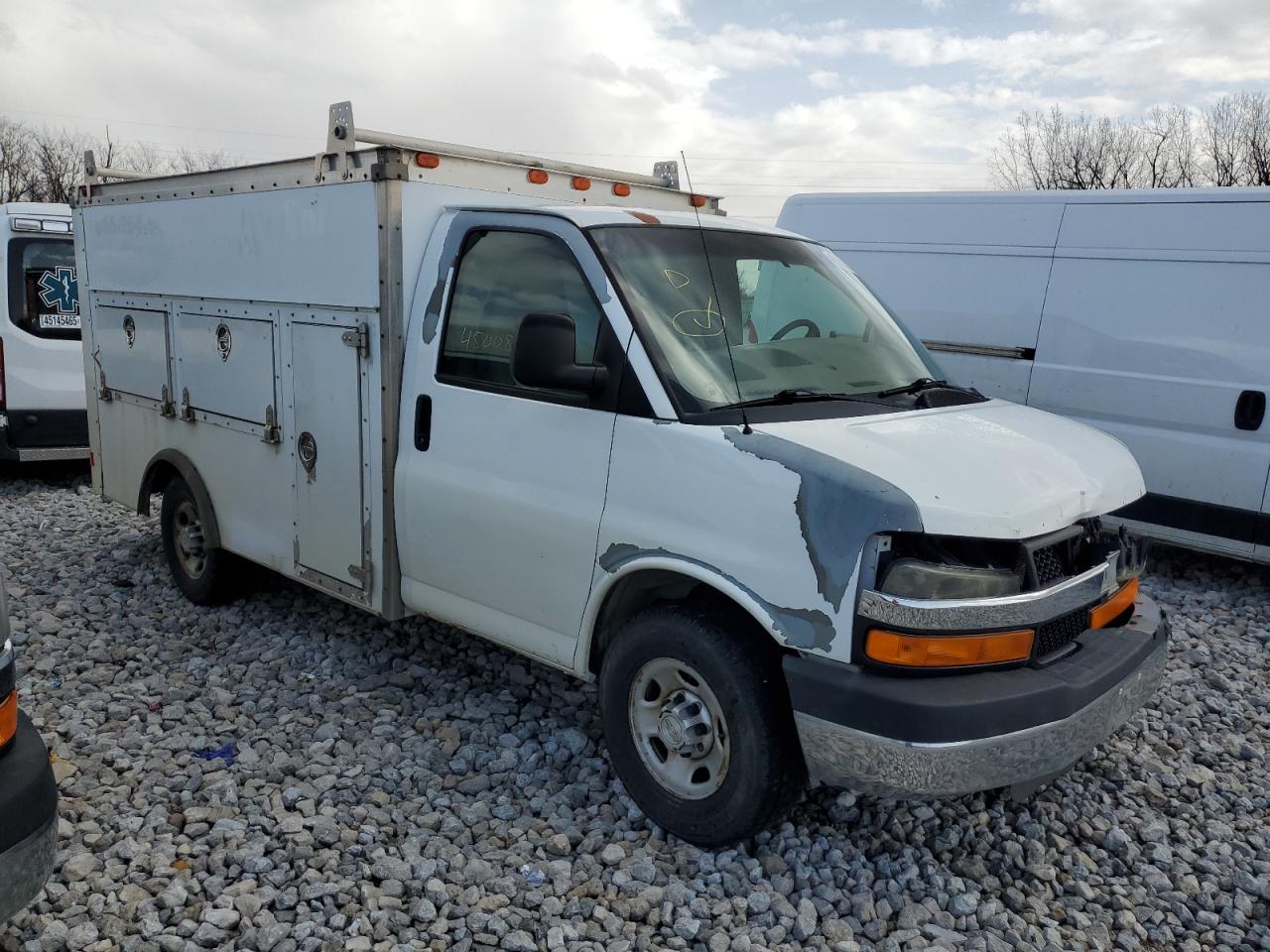2010 Chevrolet Express VIN 1GB3G2AG7A1143530 Copart auction photo, front end / minor dent/scratches damage thumbnail 4