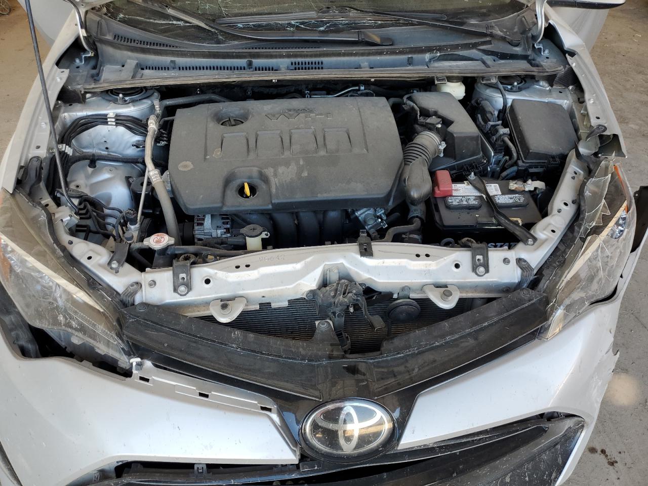 2017 Toyota Corolla VIN 2T1BURHE6HC814995 Copart auction photo, front end / side damage thumbnail 11