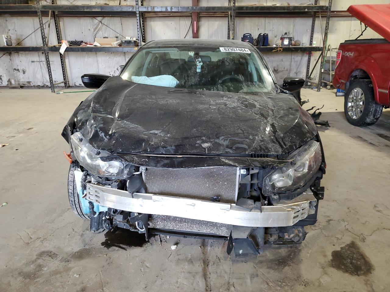 2017 Honda Civic VIN 19XFC2F59HE025076 Copart auction photo, front end / mechanical damage thumbnail 5