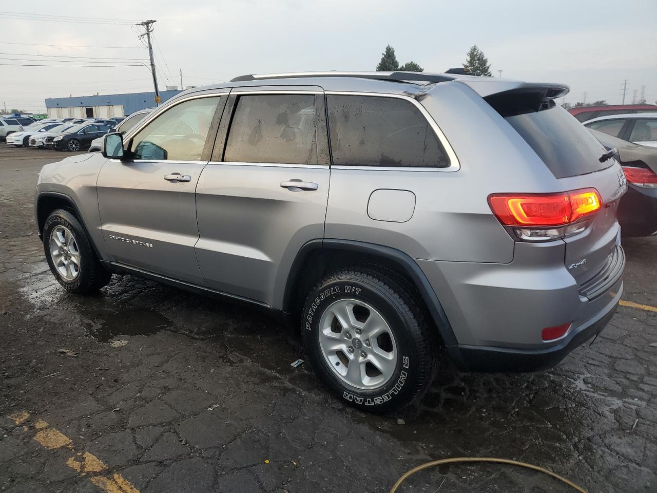2014 Jeep Grand Cherokee VIN 1C4RJFAG9EC398575 Copart auction photo, top/roof / front end damage thumbnail 2