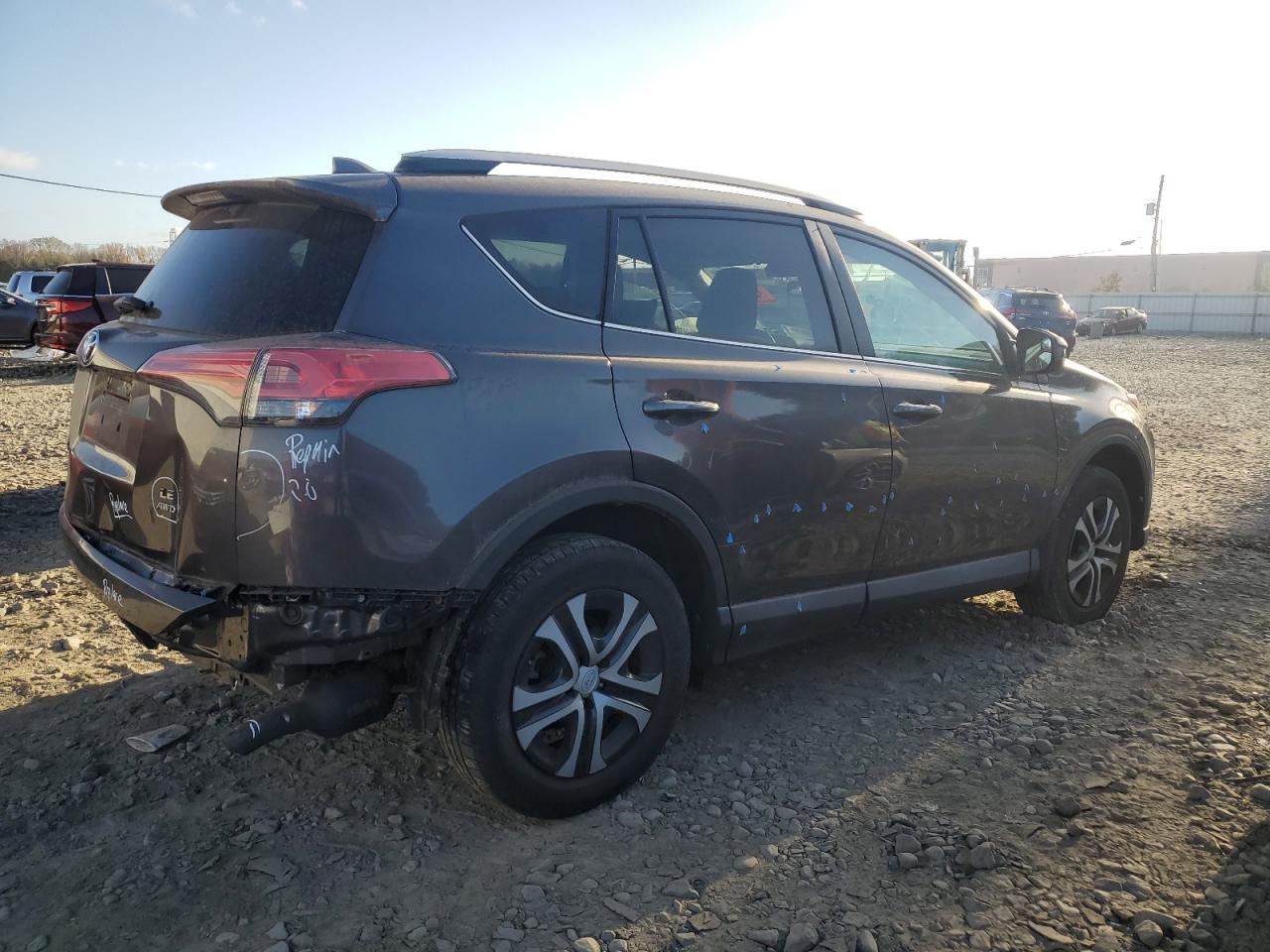 2016 Toyota RAV 4 VIN 2T3BFREV0GW497007 Copart auction photo, rear end damage thumbnail 3