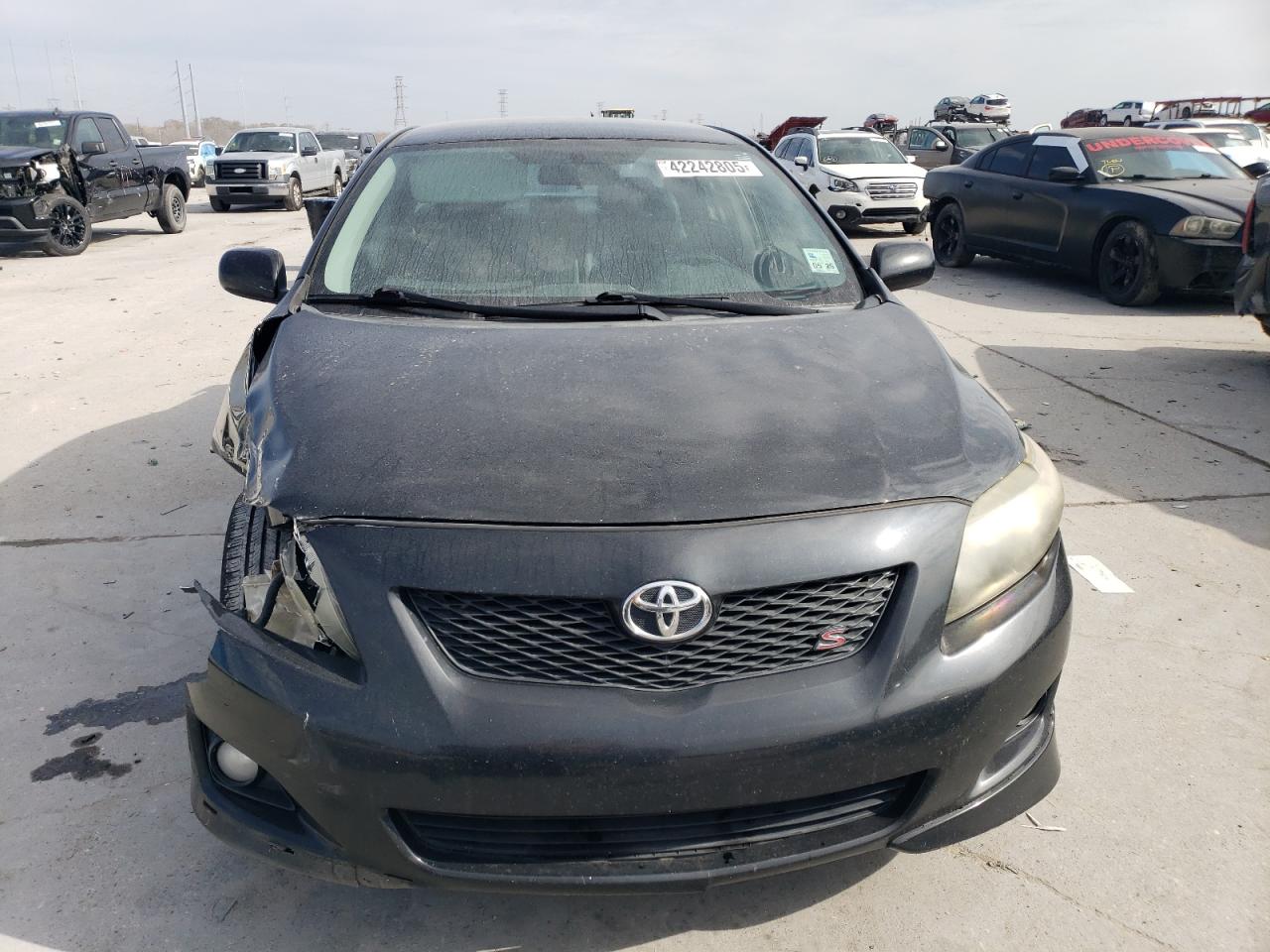2009 Toyota Corolla VIN 1NXBU40E69Z130530 Copart auction photo, front end damage thumbnail 5