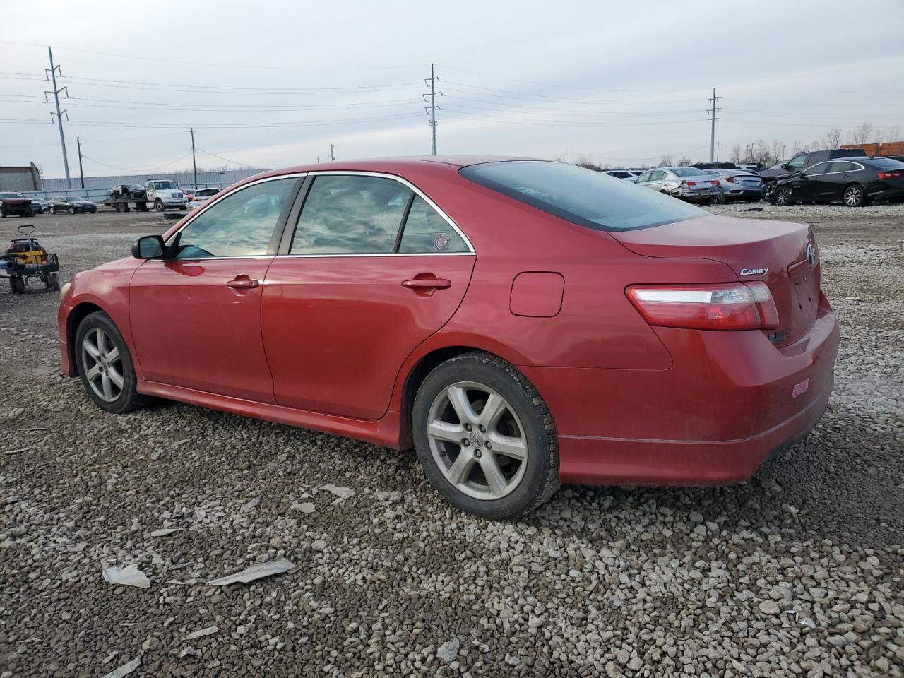 2007 Toyota Camry VIN 4T1BE46K27U137451 Copart auction photo, side / front end damage thumbnail 2