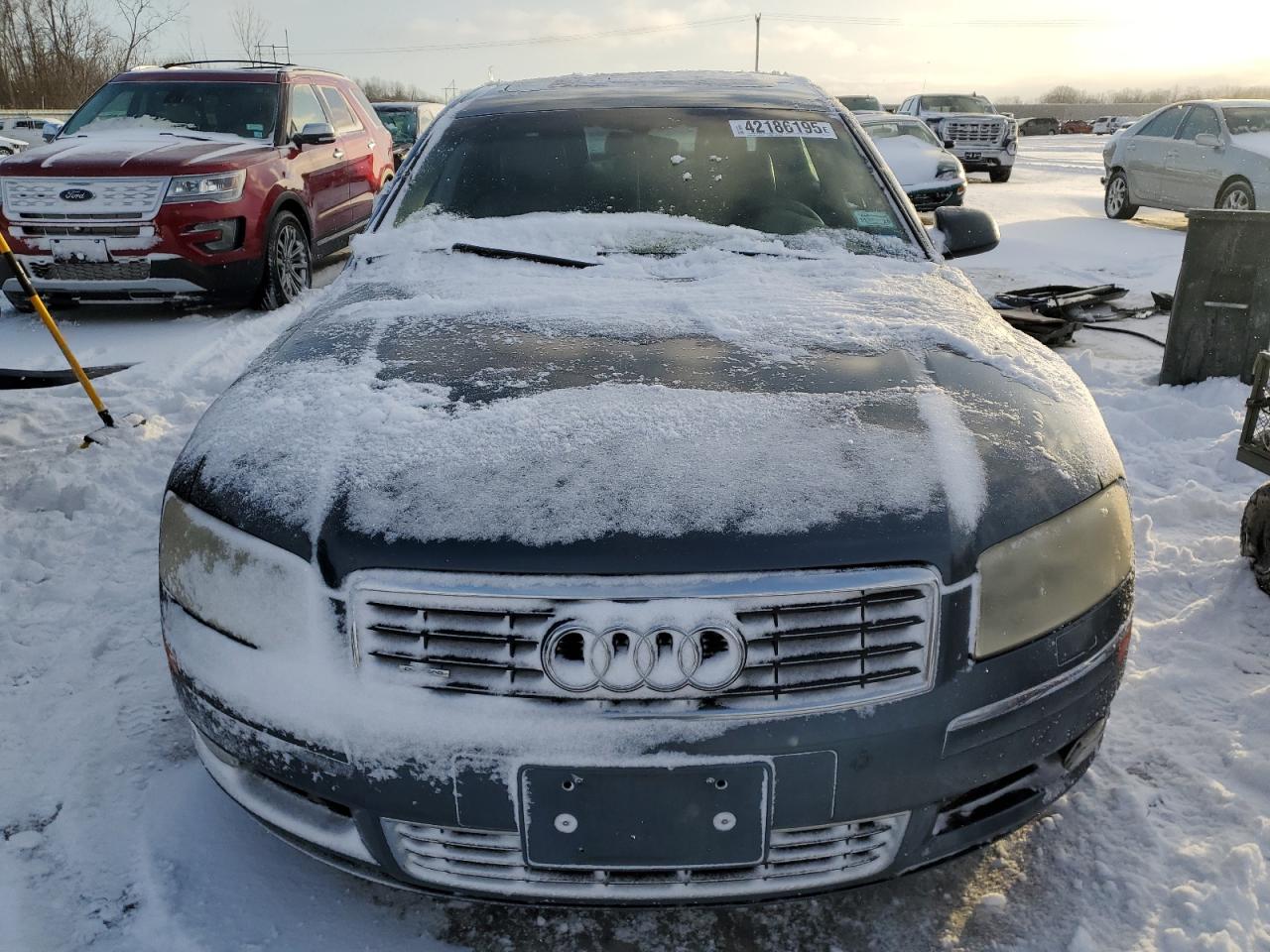 2004 Audi A8 VIN WAUML44E54N000619 Copart auction photo, side damage thumbnail 5