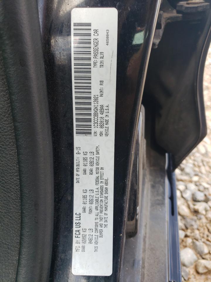 2016 Chrysler 200 VIN 1C3CCCBBXGN112021 Copart auction photo, side damage thumbnail 14
