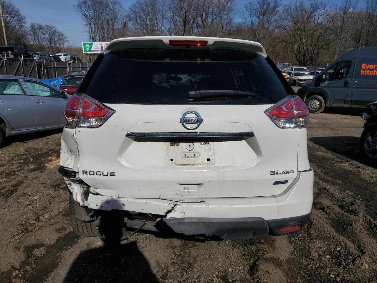 2014 Nissan Rogue VIN 5N1AT2MV1EC850170 Copart auction photo, rear end damage thumbnail 6