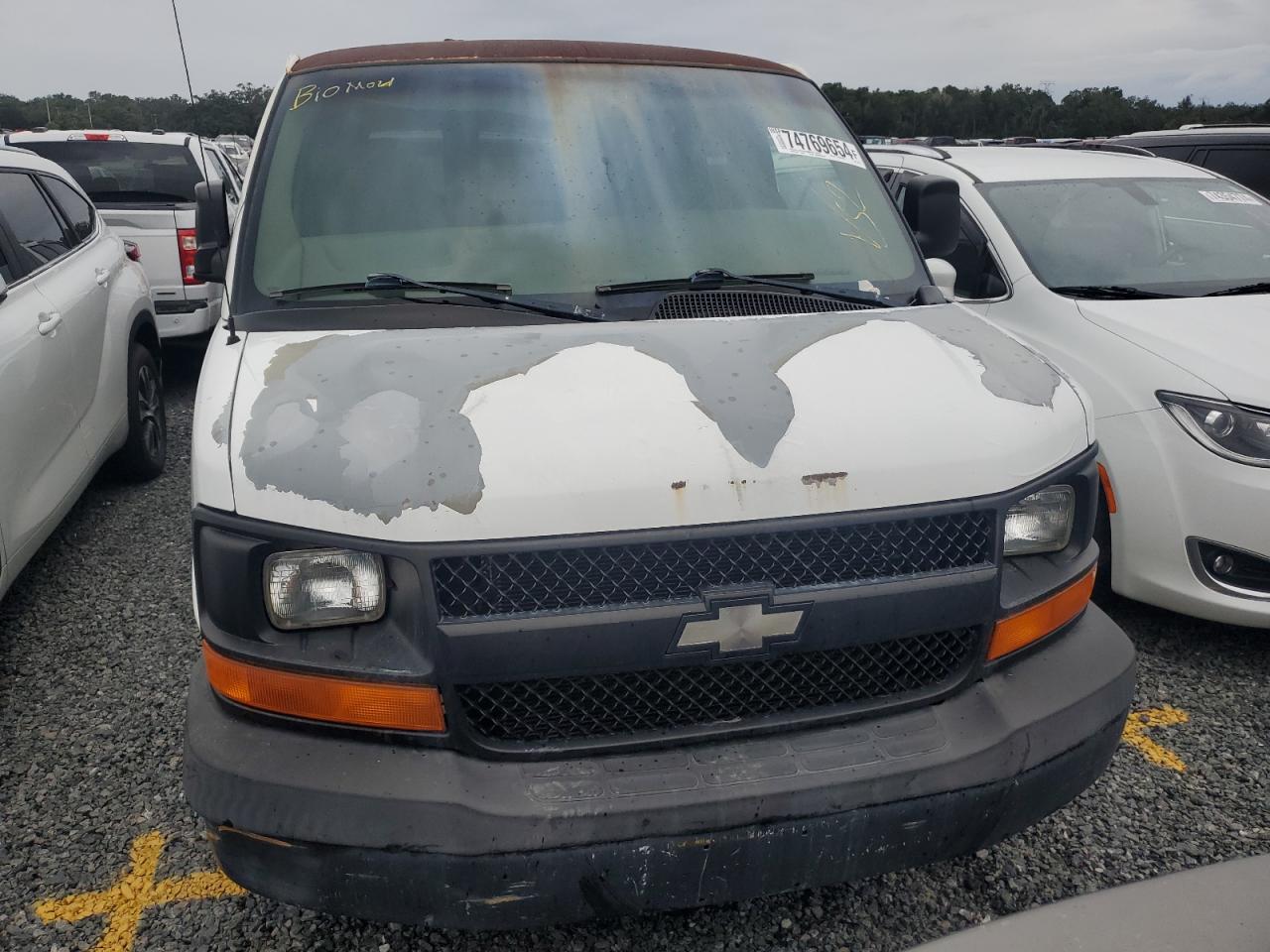 2003 Chevrolet Express VIN 1GNFG15T531190575 Copart auction photo, water/flood damage thumbnail 5