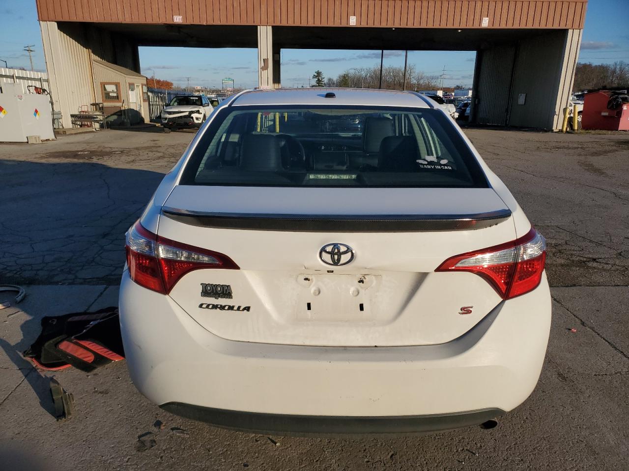 2016 Toyota Corolla VIN 2T1BURHE6GC545718 Copart auction photo, front end / side damage thumbnail 6