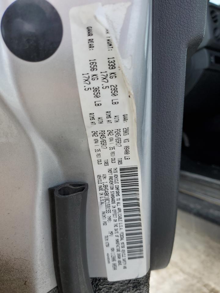 2008 Jeep Commander VIN 1J8HG48K18C159155 Copart auction photo, front end damage thumbnail 13