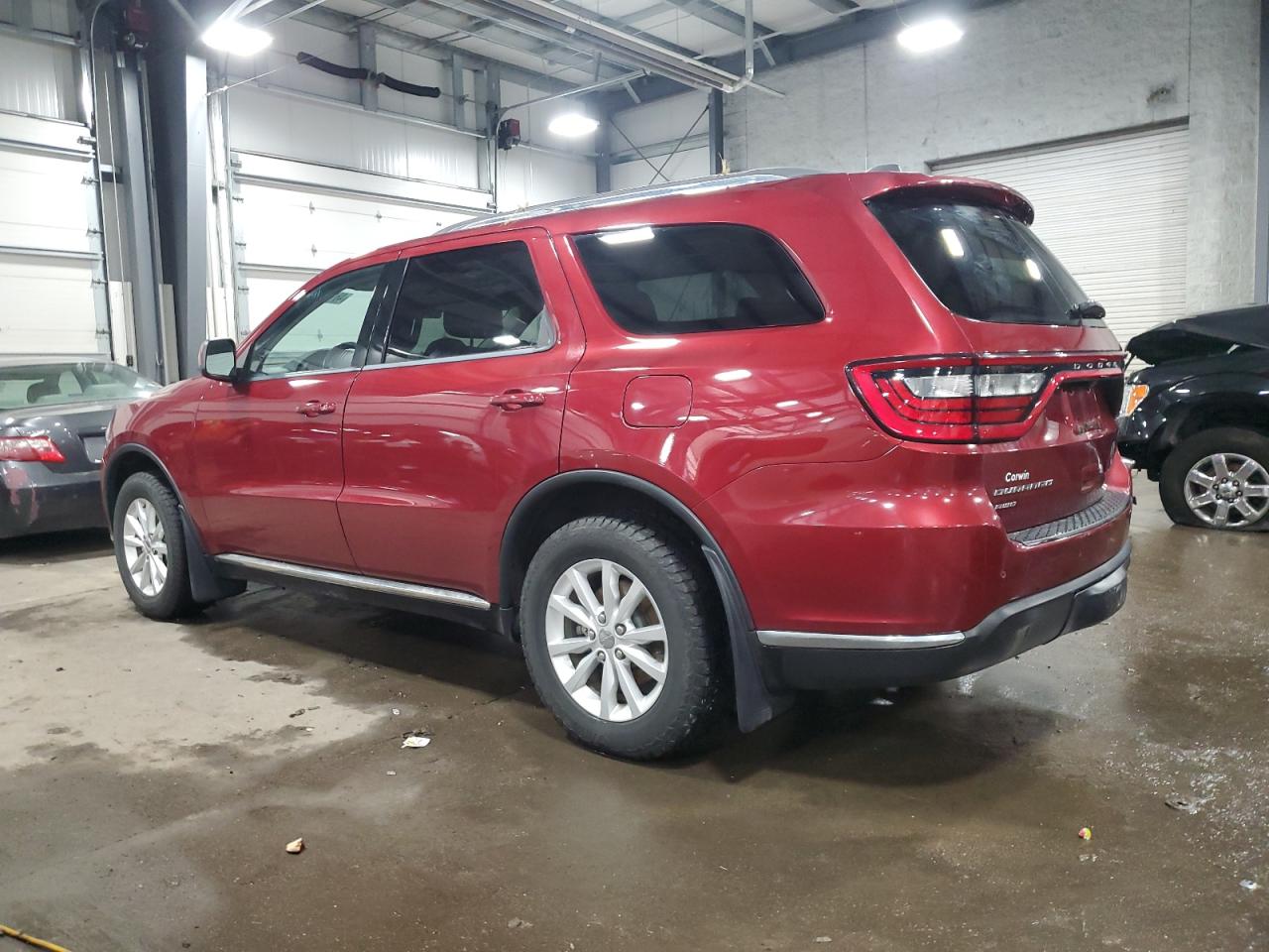 2014 Dodge Durango VIN 1C4RDJAG4EC318349 Copart auction photo, front end damage thumbnail 2