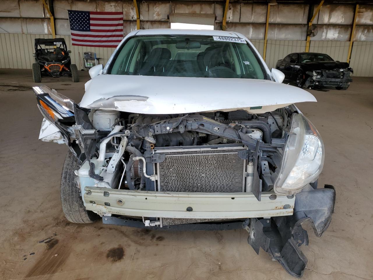 2018 Nissan Versa VIN 3N1CN7AP3JL828103 Copart auction photo, front end damage thumbnail 5