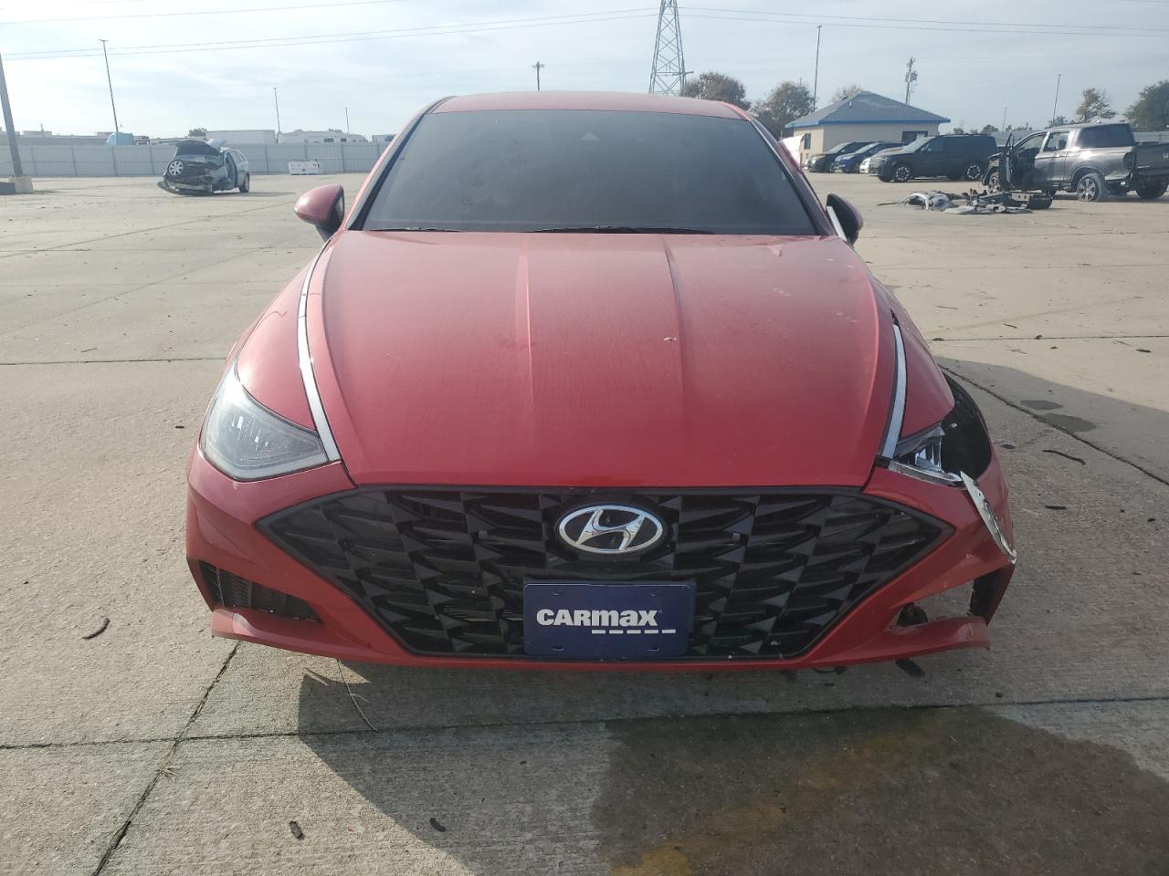 2020 Hyundai Sonata VIN 5NPEF4JA5LH021260 Copart auction photo, front end / side damage thumbnail 5