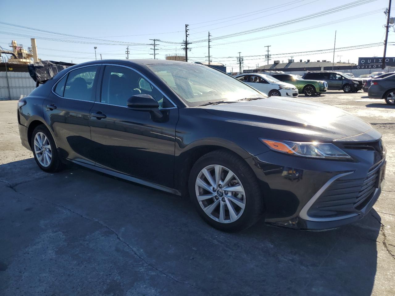 2021 Toyota Camry VIN 4T1C11AK1MU605753 Copart auction photo, rear end damage thumbnail 4