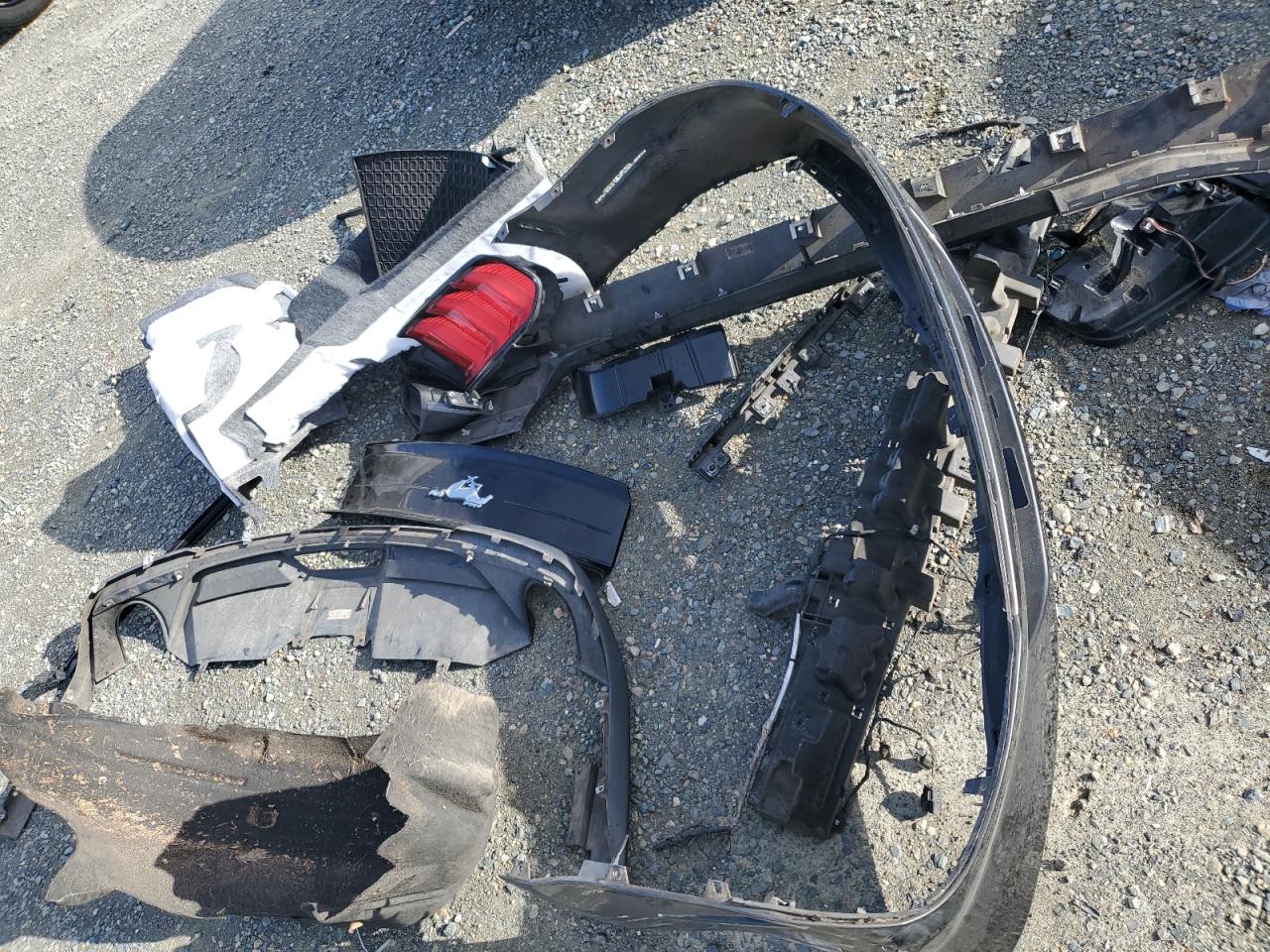 2018 Ford Mustang VIN 1FA6P8TH2J5127235 Copart auction photo, rear end / all over damage thumbnail 12
