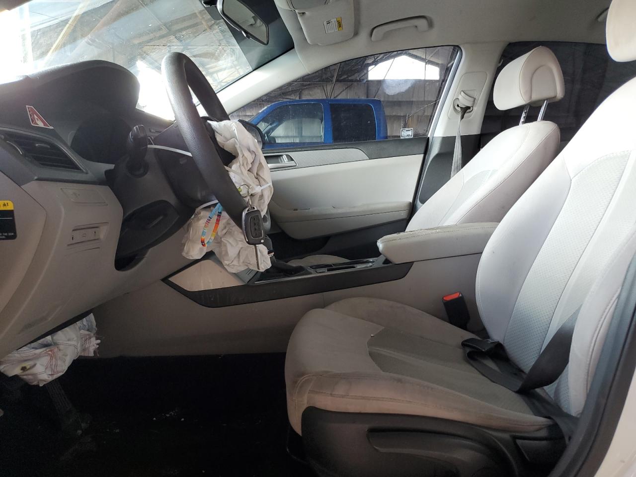 2016 Hyundai Sonata VIN 5NPE24AF0GH404603 Copart auction photo, front end / rear end damage thumbnail 7