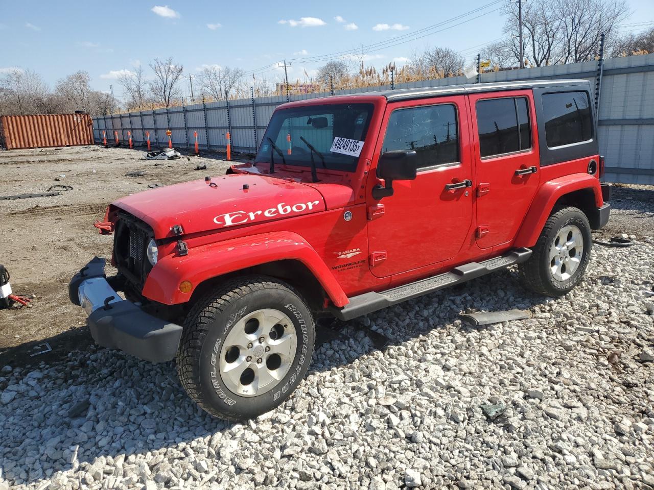 2015 Jeep Wrangler VIN 1C4BJWEG6FL690200