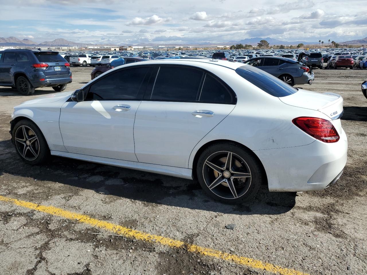 2016 Mercedes-Benz C-klasse VIN 55SWF6EB1GU133883 Copart auction photo, front end damage thumbnail 2