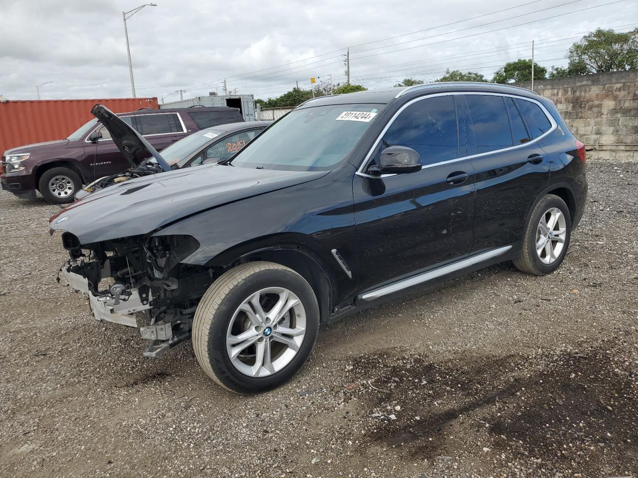 2019 BMW X3 VIN 5UXTR7C58KLF28116