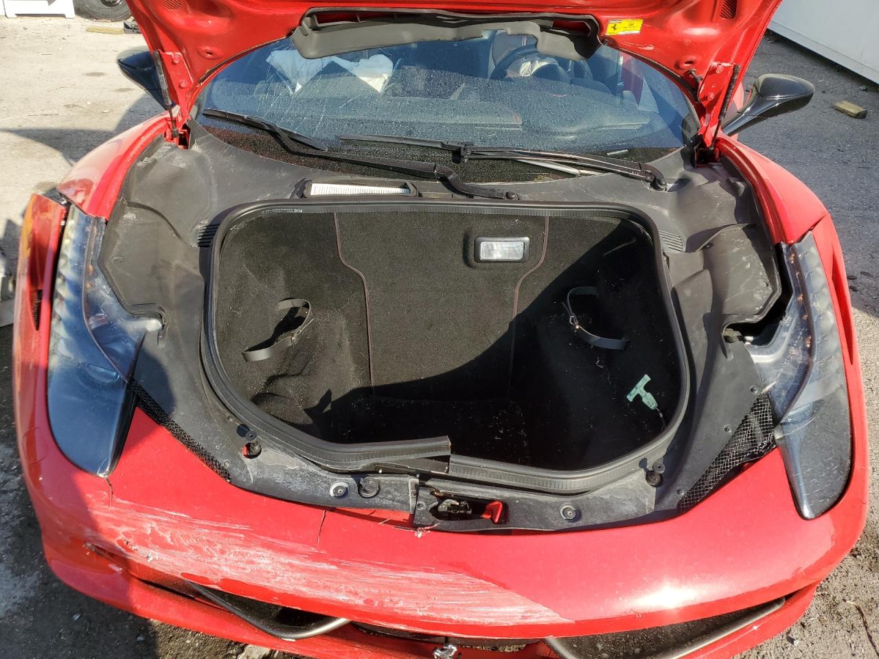 2013 Ferrari 458 VIN ZFF67NFA2D0194914 Copart auction photo, front end / rear end damage thumbnail 11