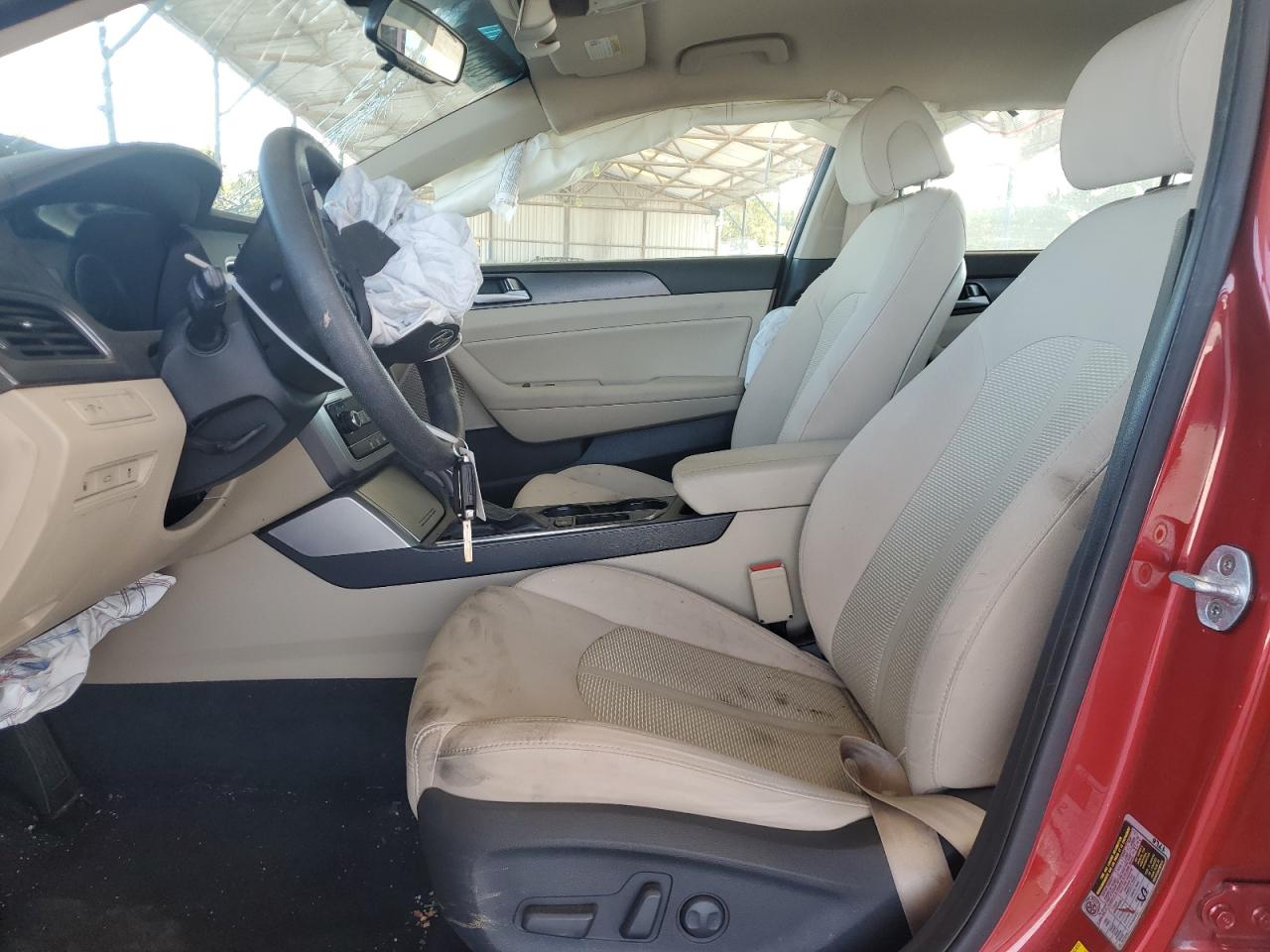 2017 Hyundai Sonata VIN 5NPE34AF8HH442045 Copart auction photo, front end / minor dent/scratches damage thumbnail 7