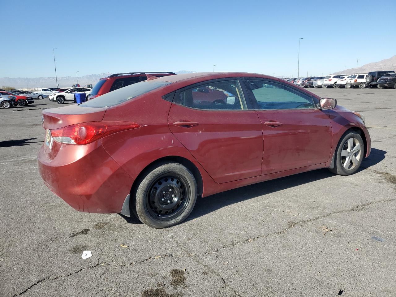 2013 Hyundai Elantra VIN 5NPDH4AEXDH402905 Copart auction photo, front end damage thumbnail 3