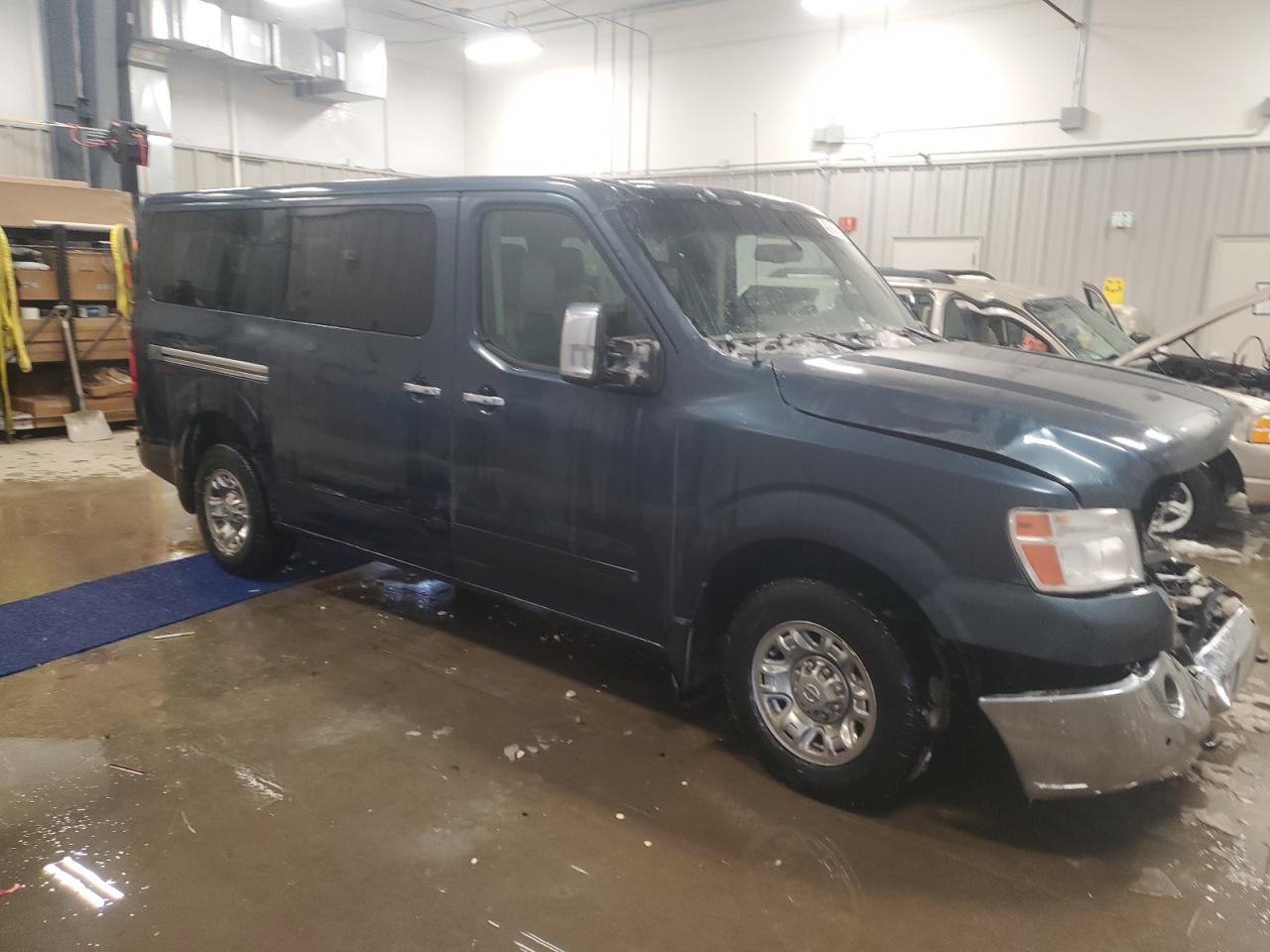 2013 Nissan NV VIN 5BZAF0AA6DN202652 Copart auction photo, front end damage thumbnail 4
