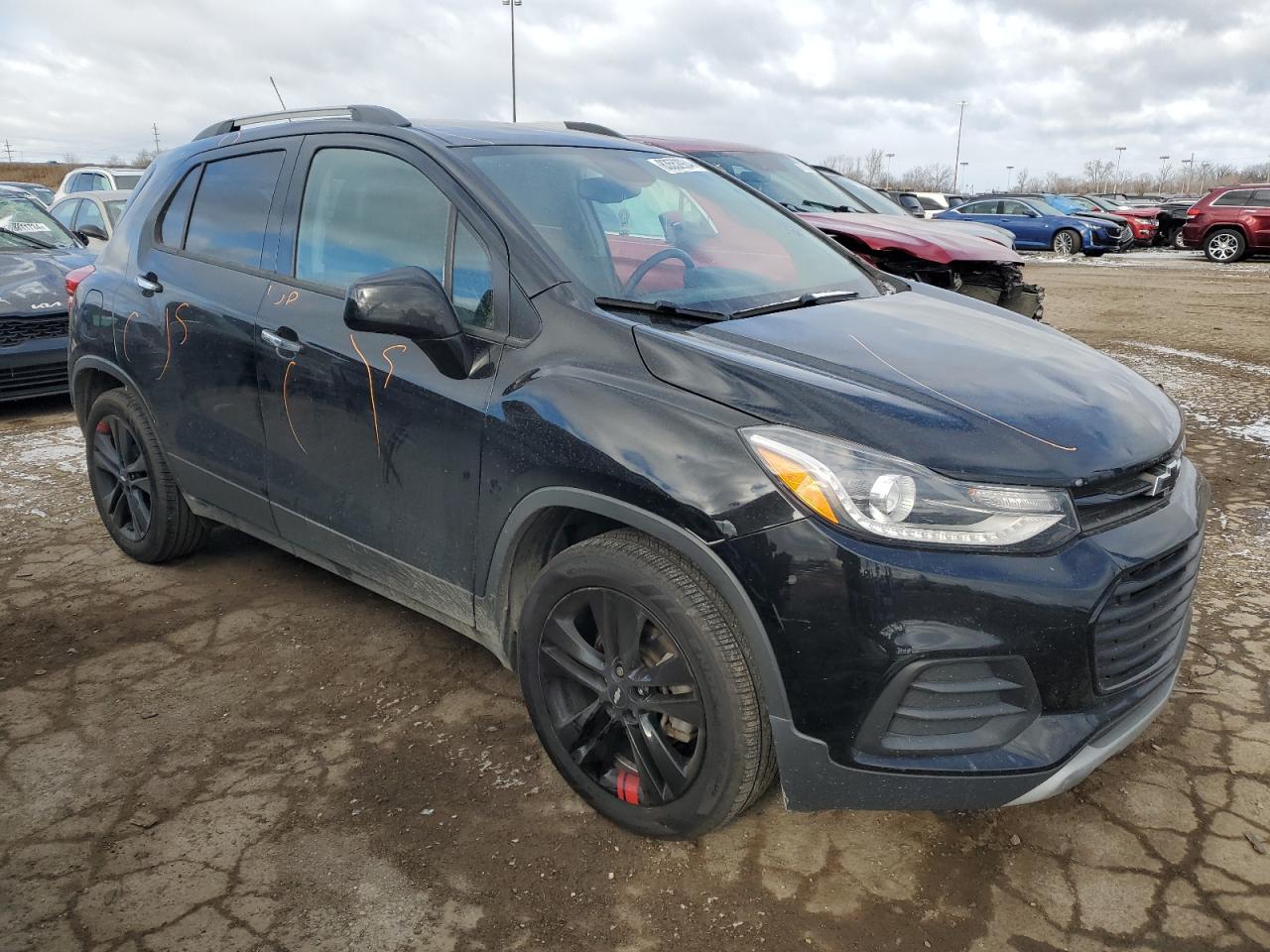 2019 Chevrolet Trax VIN 3GNCJLSBXKL303276 Copart auction photo, side damage thumbnail 4