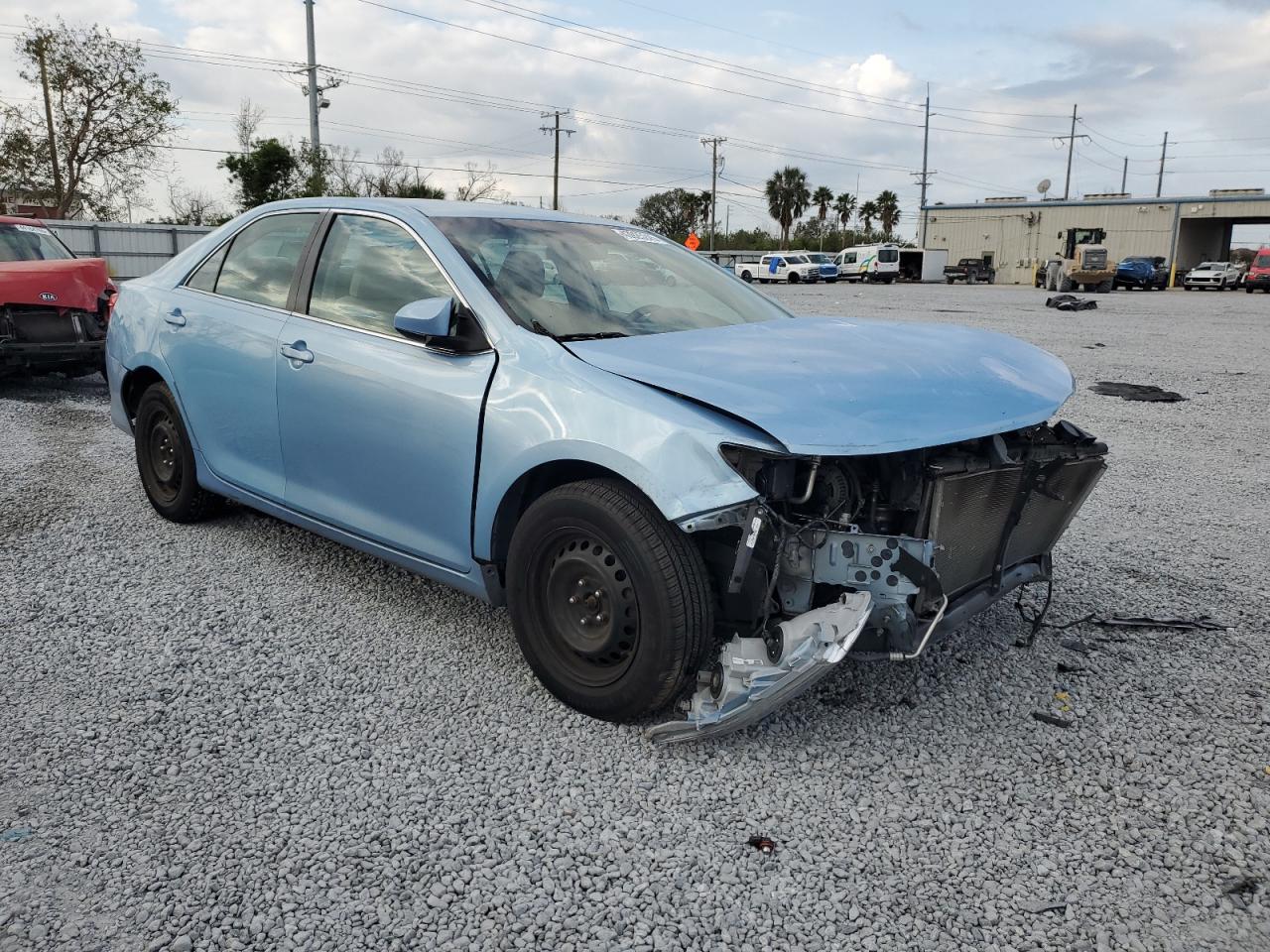 2012 Toyota Camry VIN 4T1BF1FK8CU636633 Copart auction photo, front end / rear end damage thumbnail 4