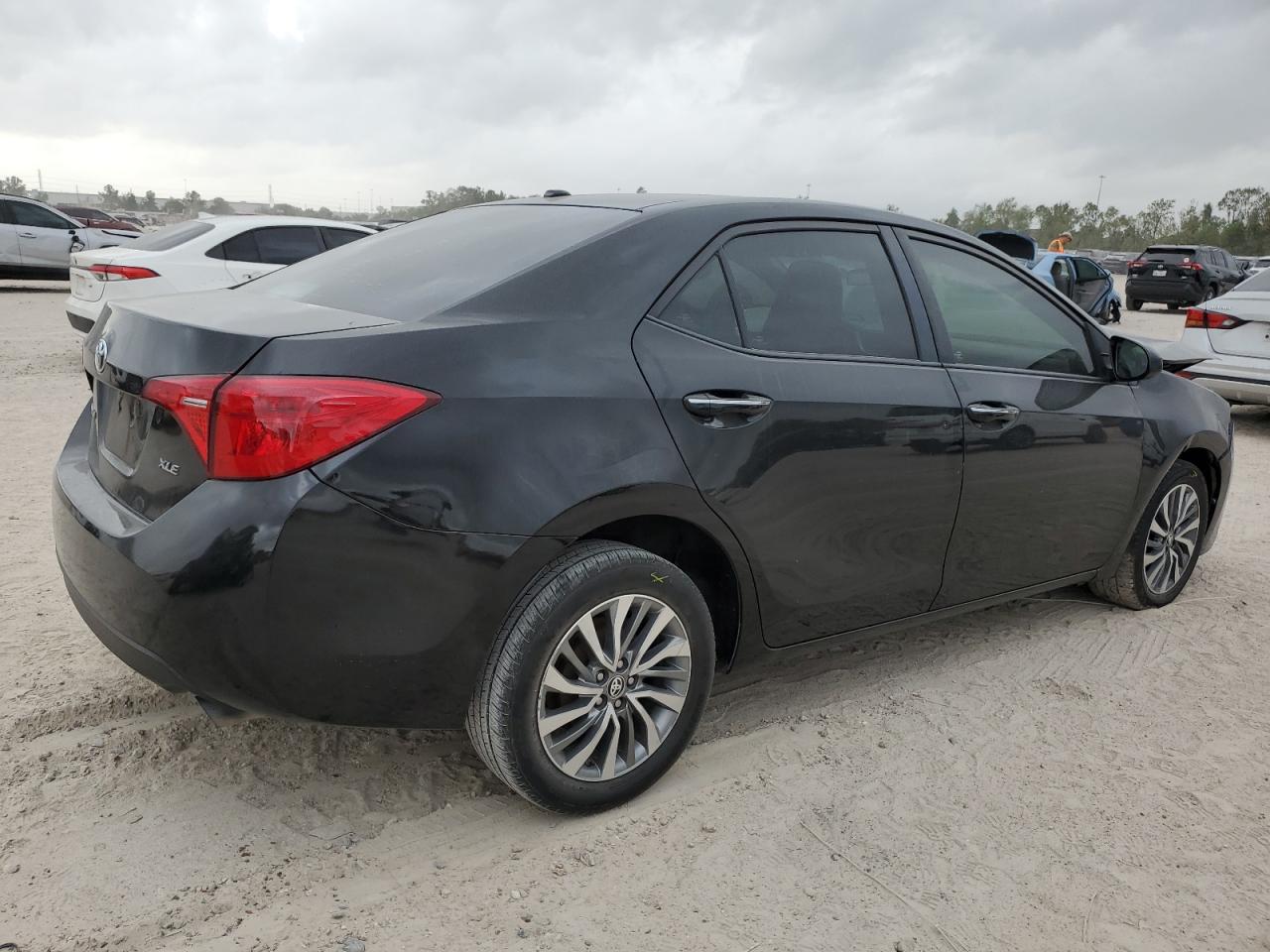 2017 Toyota Corolla VIN 5YFBURHE1HP615580 Copart auction photo, front end damage thumbnail 3