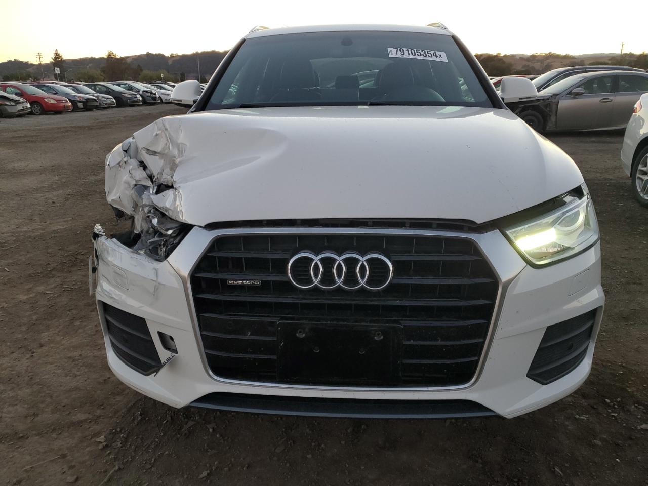2016 Audi Q3 VIN WA1EFCFS5GR021103 Copart auction photo, front end damage thumbnail 5