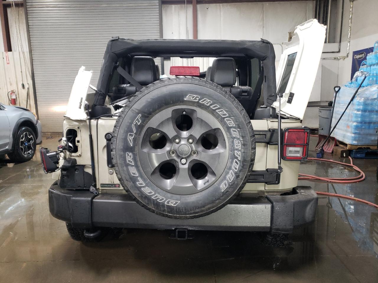 2017 Jeep Wrangler VIN 1C4BJWDG6HL570742 Copart auction photo, rollover damage thumbnail 6