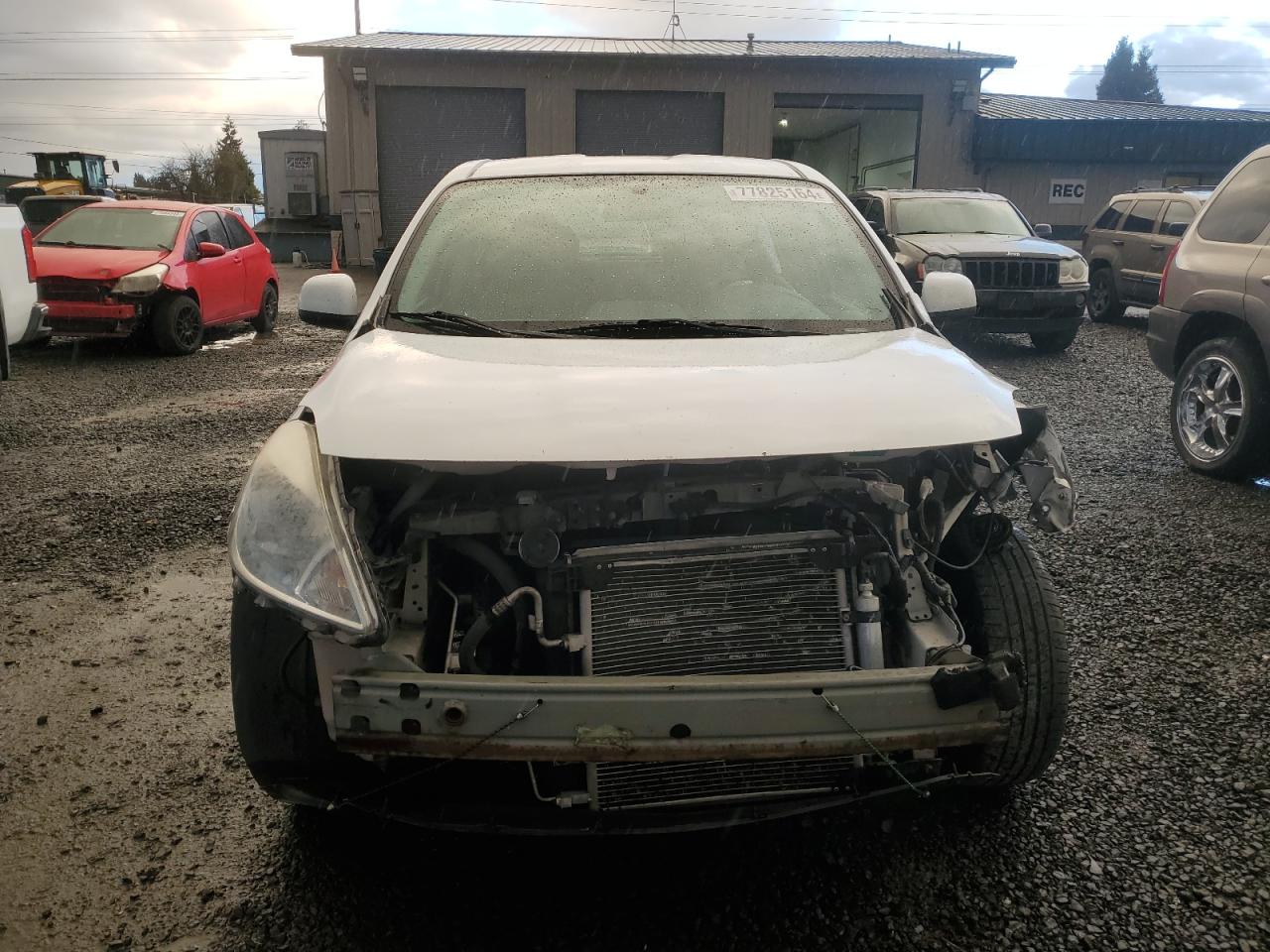 2014 Nissan Versa VIN 3N1CN7AP6EL813584 Copart auction photo, front end damage thumbnail 5
