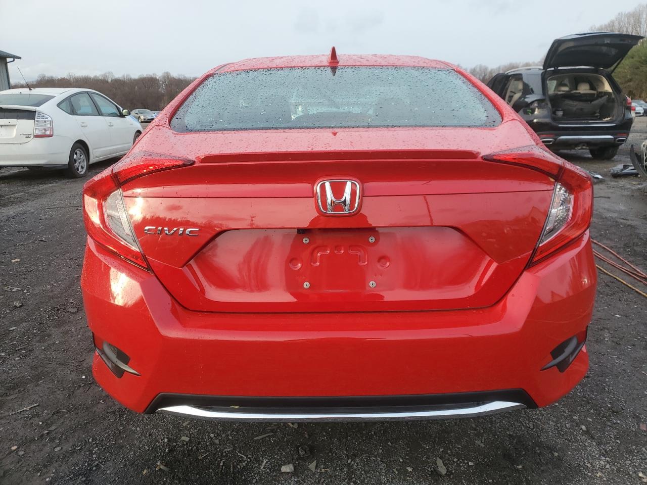 2020 Honda Civic VIN 2HGFC1F36LH682442 Copart auction photo, side damage thumbnail 6