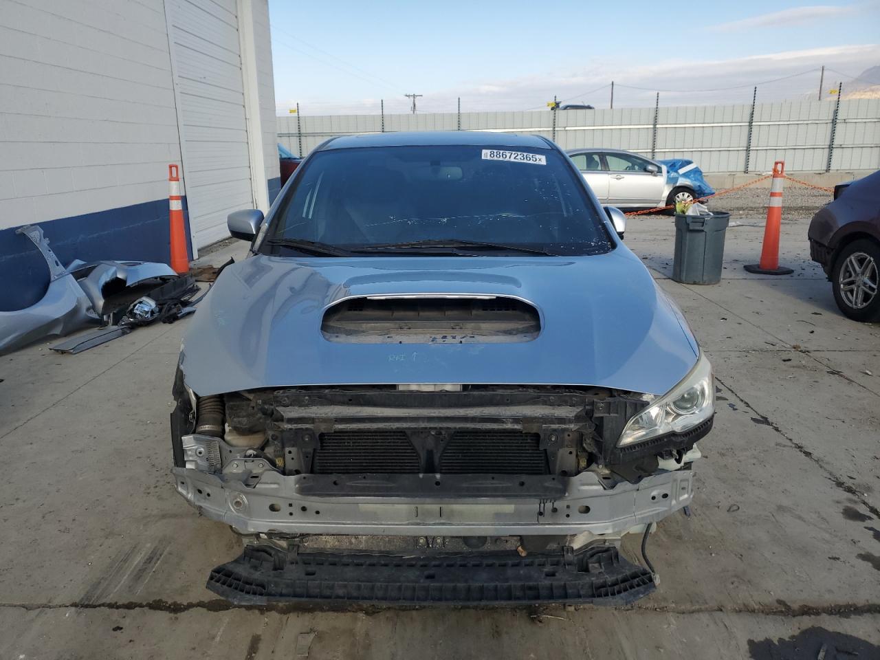 2016 Subaru WRX VIN JF1VA1E67G8831373 Copart auction photo, front end / side damage thumbnail 5