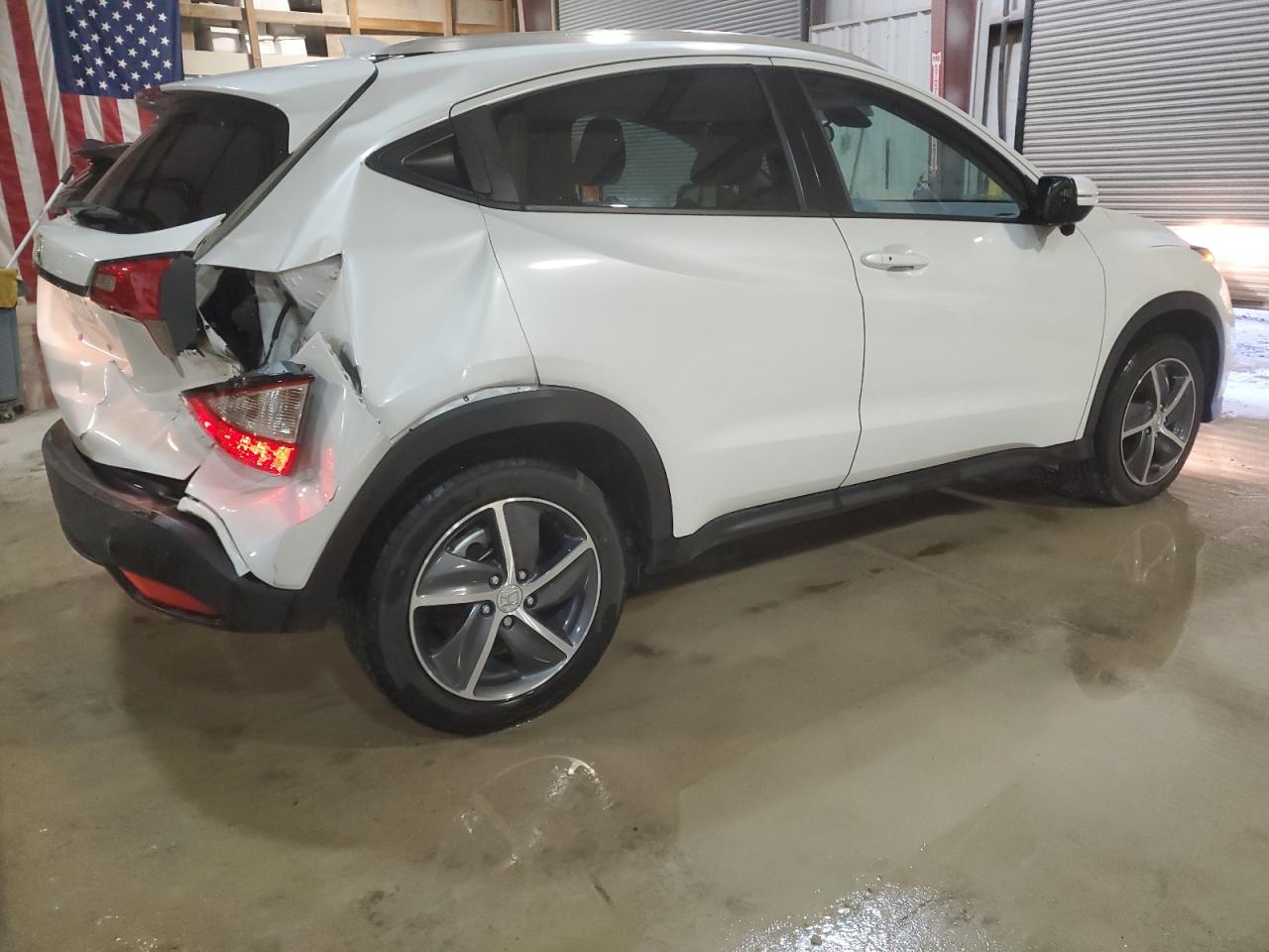 2021 Honda HR-V VIN 3CZRU6H57MM740771 Copart auction photo, rear end damage thumbnail 3