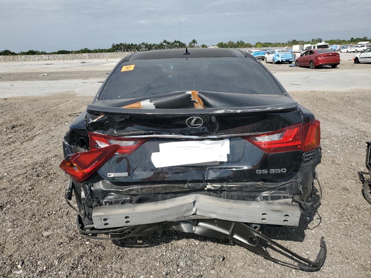 2013 Lexus GS VIN JTHBE1BL4D5026731 Copart auction photo, rear end damage thumbnail 6