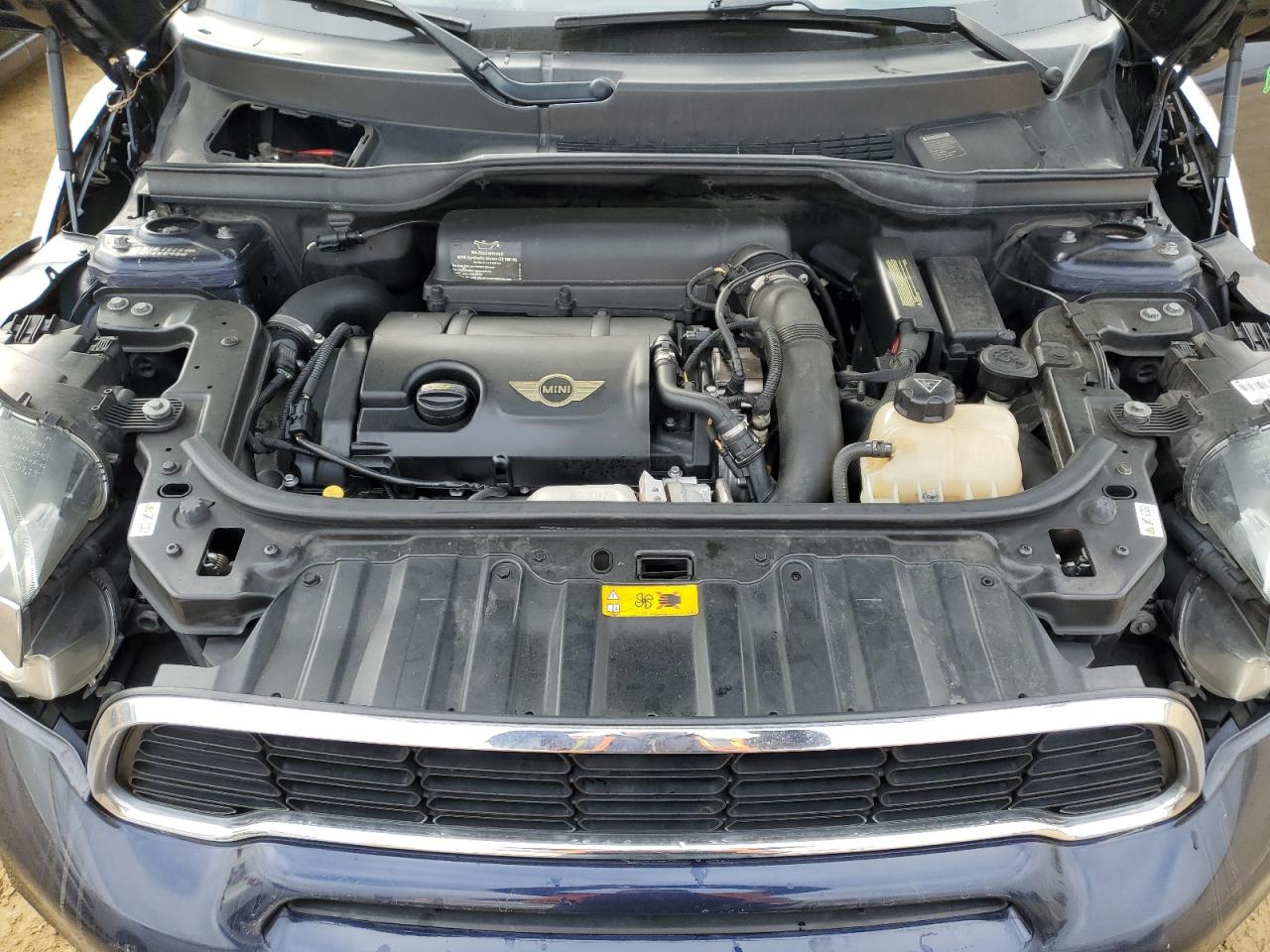 2011 MINI Cooper VIN WMWZC5C53BWH99985 Copart auction photo, front end damage thumbnail 11