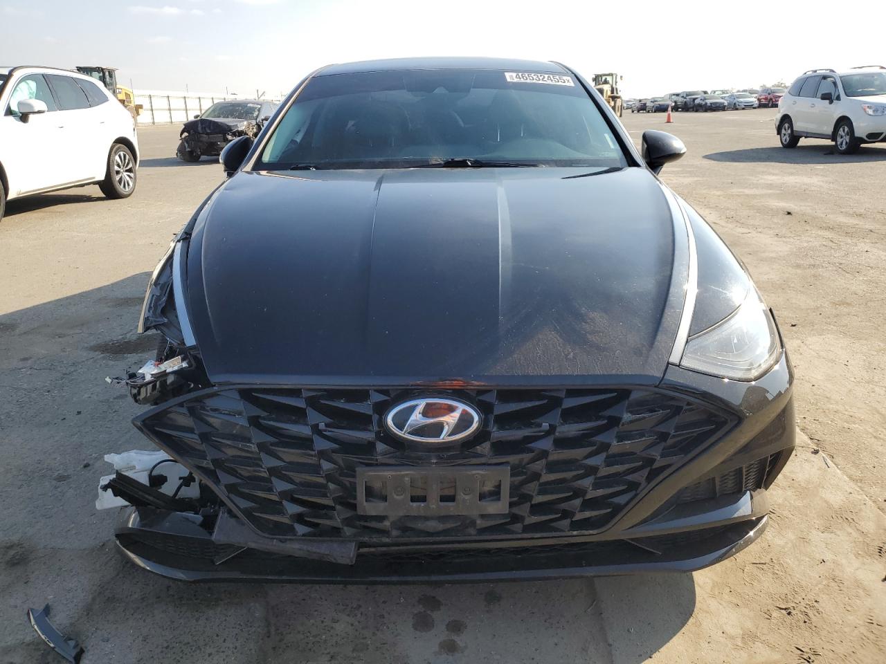 2021 Hyundai Sonata VIN 5NPEL4JAXMH076989 Copart auction photo, front end / side damage thumbnail 5