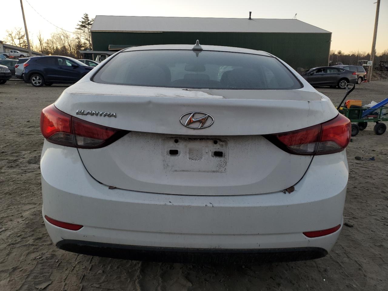 2016 Hyundai Elantra VIN 5NPDH4AE1GH721629 Copart auction photo, front end / minor dent/scratches damage thumbnail 6