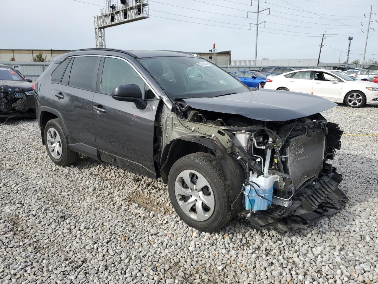 2021 Toyota RAV 4 VIN 2T3F1RFV8MC165408 Copart auction photo, front end damage thumbnail 4