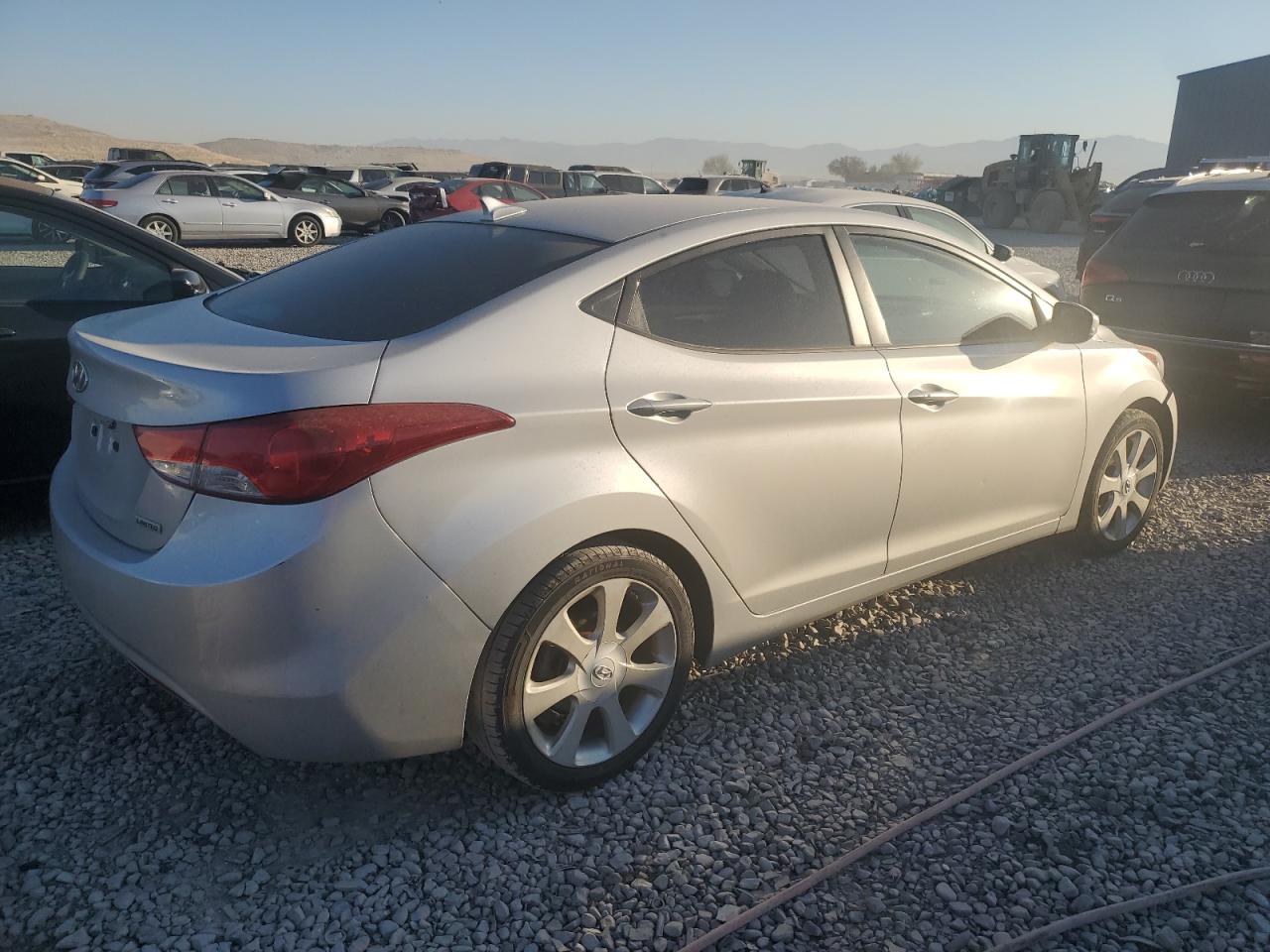2013 Hyundai Elantra VIN KMHDH4AE8DU640303 Copart auction photo, front end damage thumbnail 3
