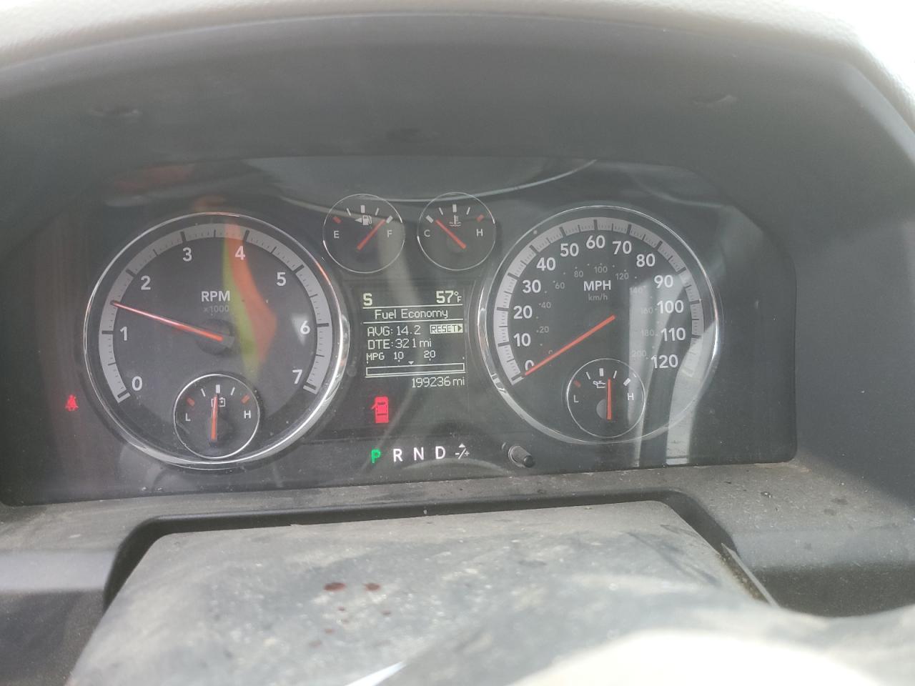 2011 Dodge RAM VIN 1D7RV1GP4BS632594 Copart auction photo, front end / rear end damage thumbnail 9