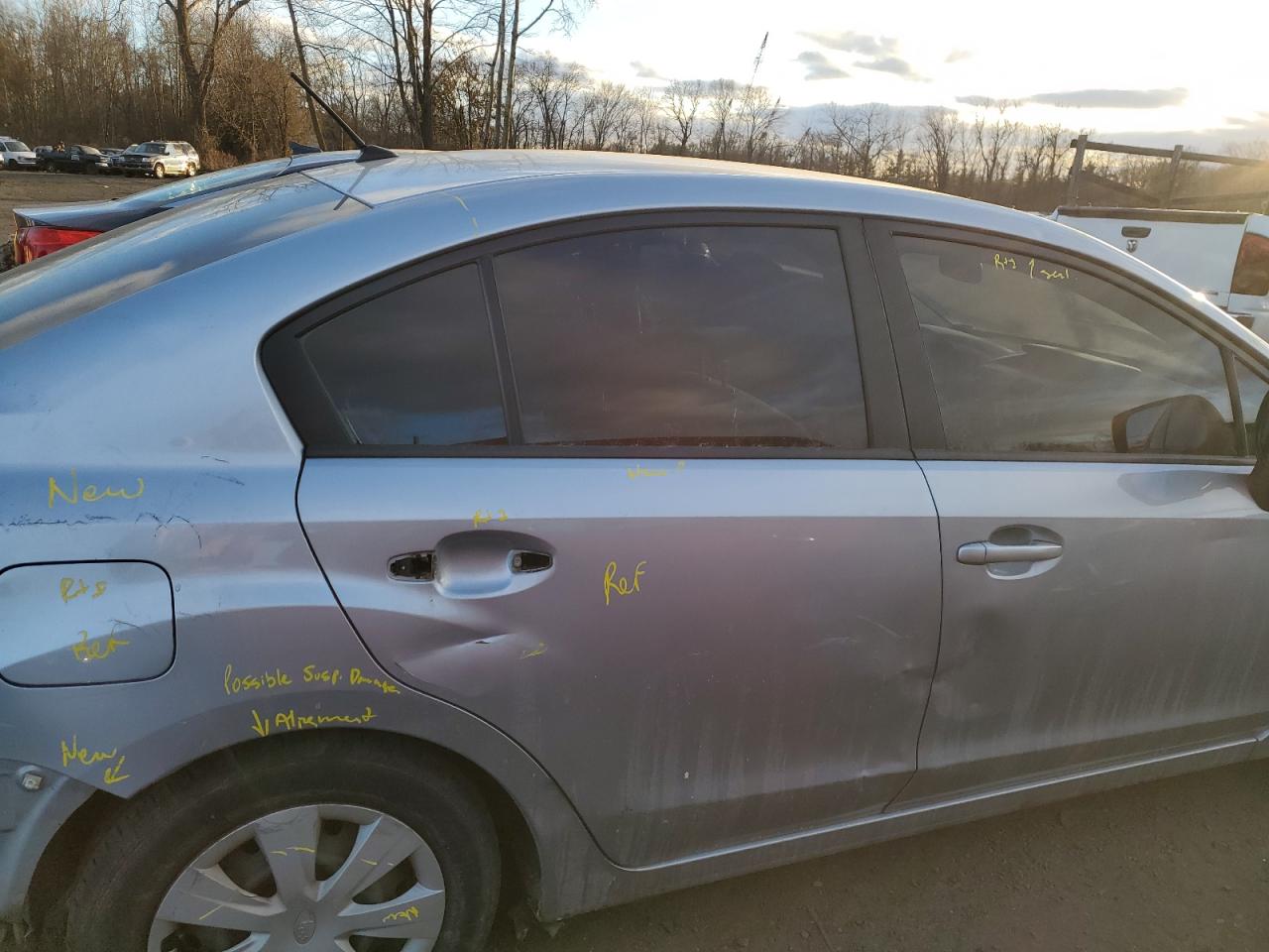 2014 Subaru Impreza VIN JF1GJAA65EG021922 Copart auction photo, rear end / side damage thumbnail 10