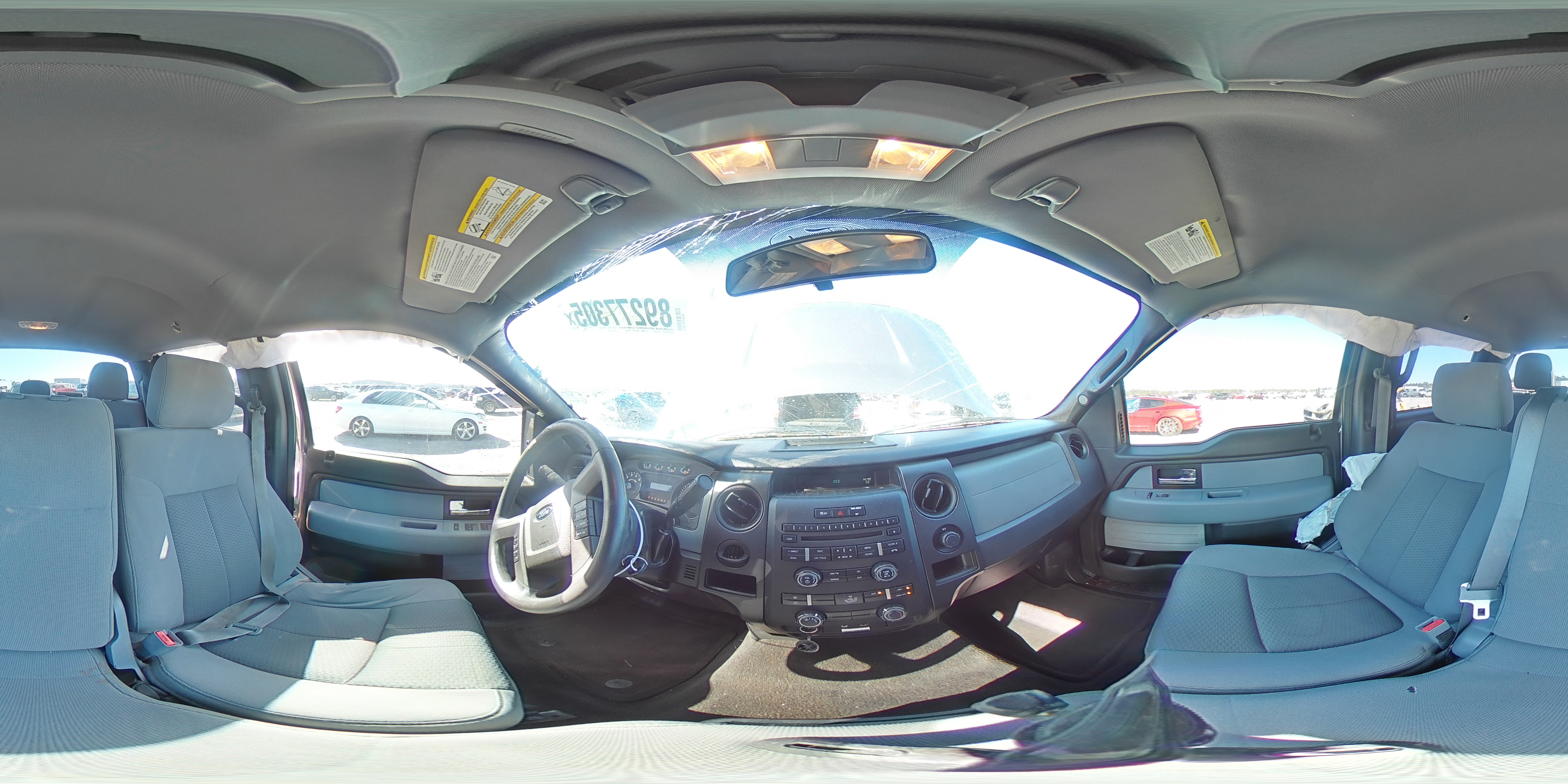 2014 Ford F-150 VIN 1FTEW1CM5EKG31282 Copart auction photo, rollover damage thumbnail 13