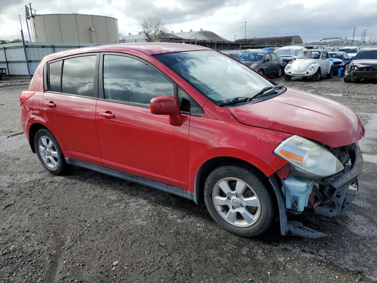 2007 Nissan Versa VIN 3N1BC13E67L383326 Copart auction photo, front end damage thumbnail 4