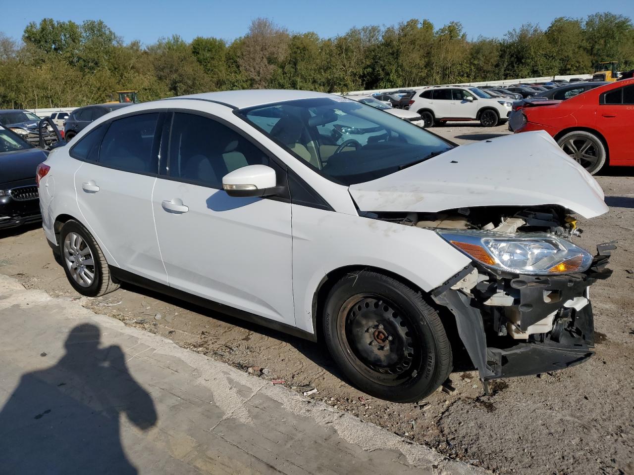 2013 Ford Focus VIN 1FADP3F29DL234106 Copart auction photo, front end / minor dent/scratches damage thumbnail 4