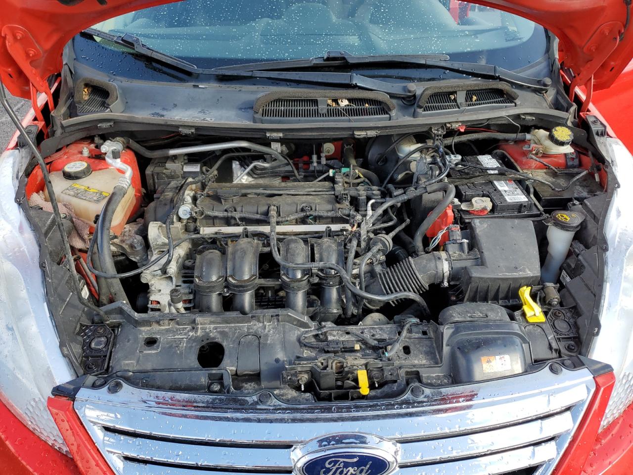 2013 Ford Fiesta VIN 3FADP4BJ5DM224576 Copart auction photo, undercarriage damage thumbnail 11