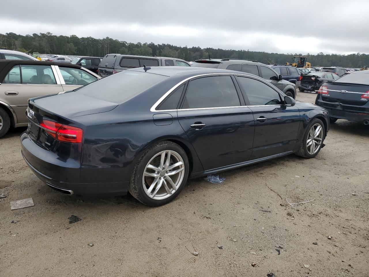 2017 Audi A8 VIN WAU44AFD4HN010791 Copart auction photo, front end damage thumbnail 3